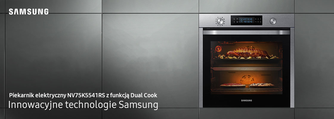 Piekarnik elektryczny z funkcją Dual Cook 70 l KV_1200