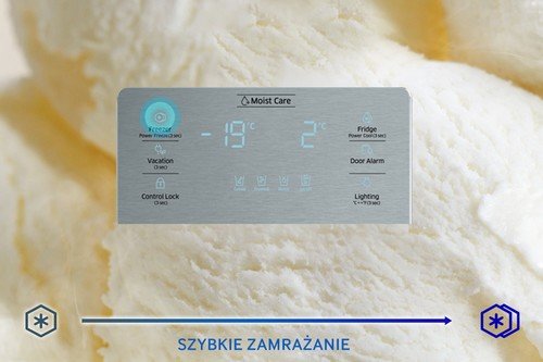 Samsung Szybkie zamrażanie produktów. Power Freeze