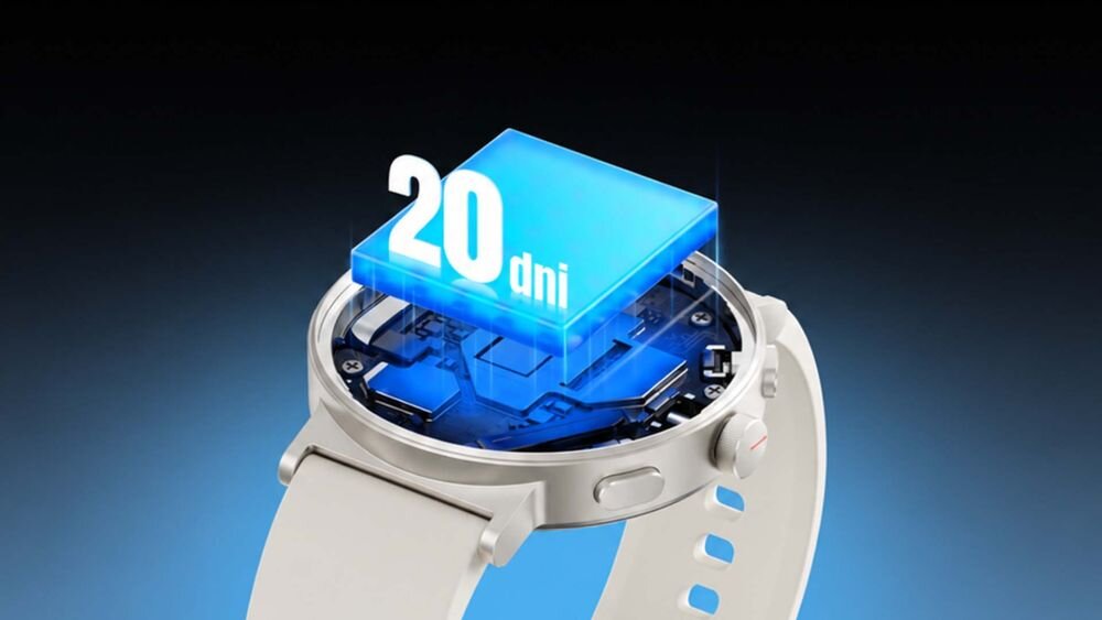 realme Watch S5 bateria 460 mAh do 20 dni długi czas pracy smartwatch