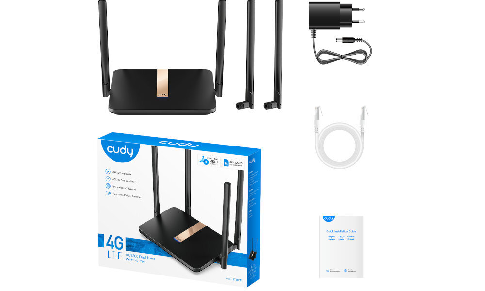 Router CUDY LT500D wyposażenie