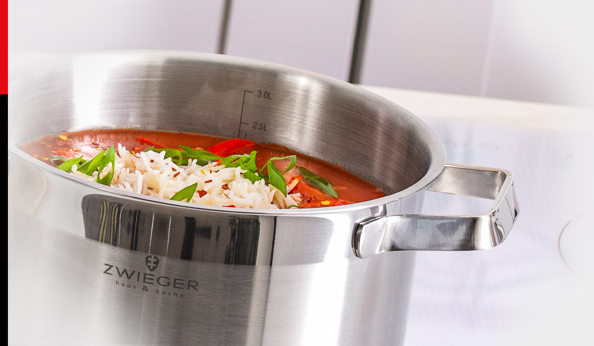 Zestaw garnków ZWIEGER Klassiker ZG8449 (11 elementów) wzmocniony brzeg grubość