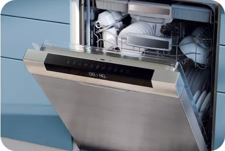 Części airfryera Philips Ovi można myć w zmywarce.