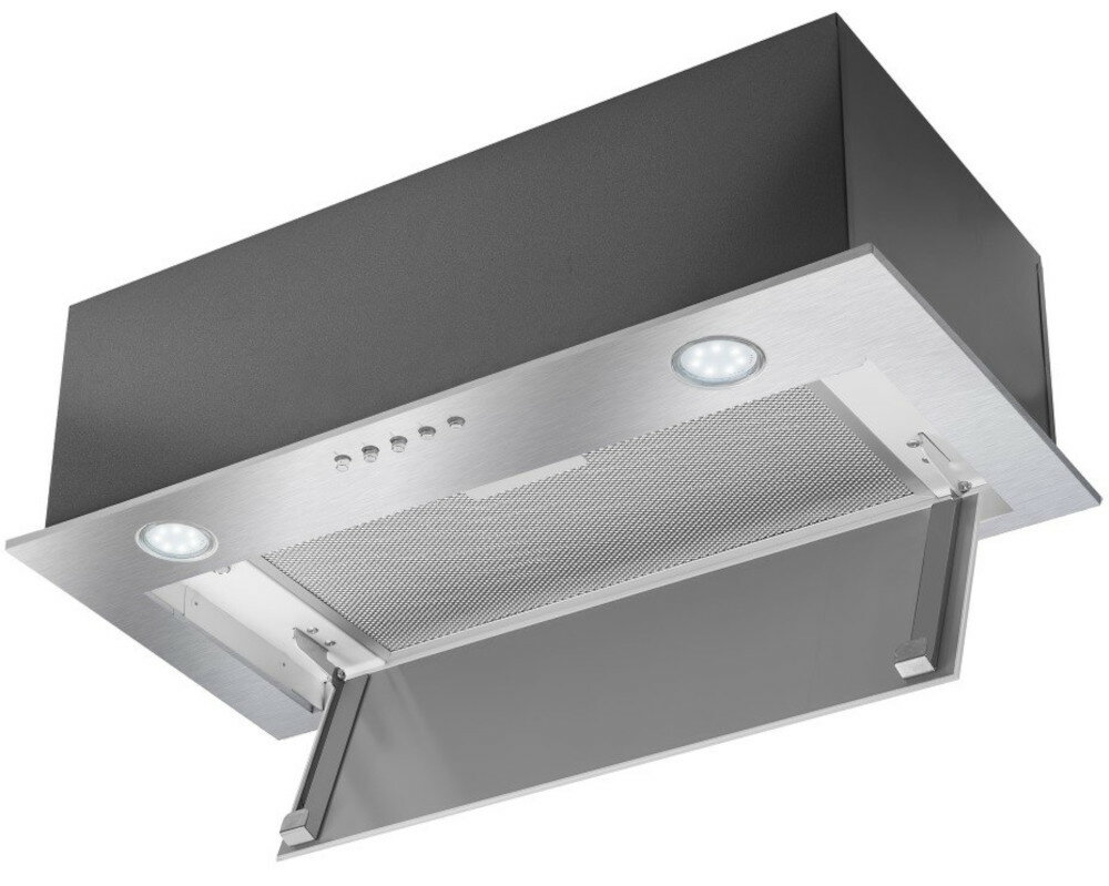 Okap VDB SMART GLASS 60 filtr przeciwtluszczowy czystość filtr aluminiowy