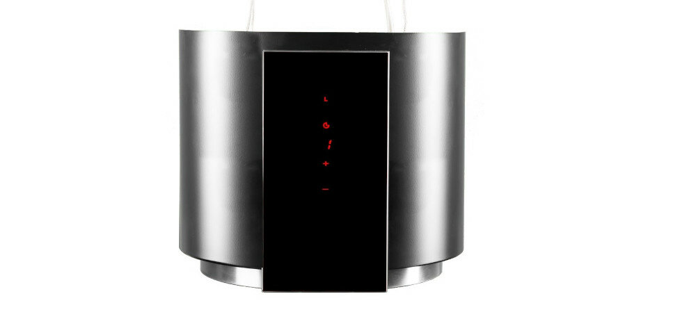 Okap VDB Isla Glass Czarny panel sterowania obsługa