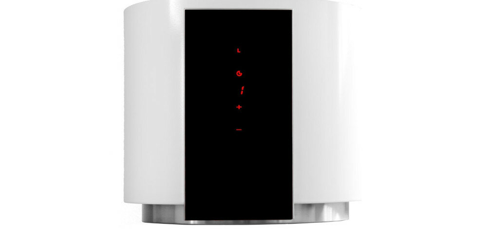 Okap VDB Isla Glass Biały panel sterowania obsługa