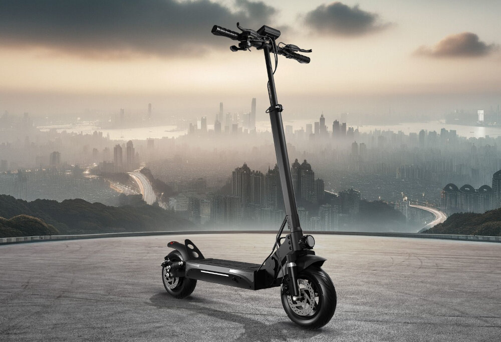 Hulajnoga elektryczna RUPTOR R1 Lite V2 10 60km 500W 10 Czarny moc komfort bezpieczenstwo szybka jazda