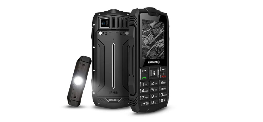 Telefon MYPHONE Hammer Rock mocna latarka 