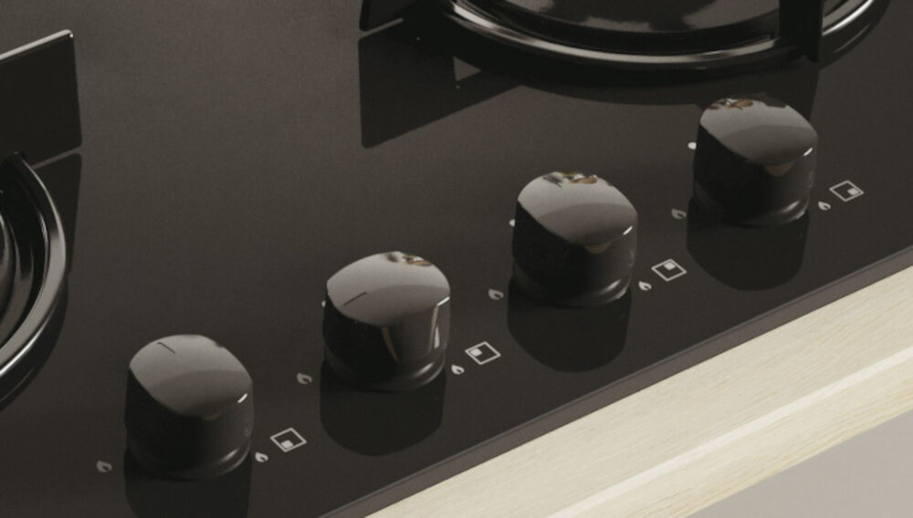 Plyta gazowa CANDY CVW6BB zapalarka w pokretlach