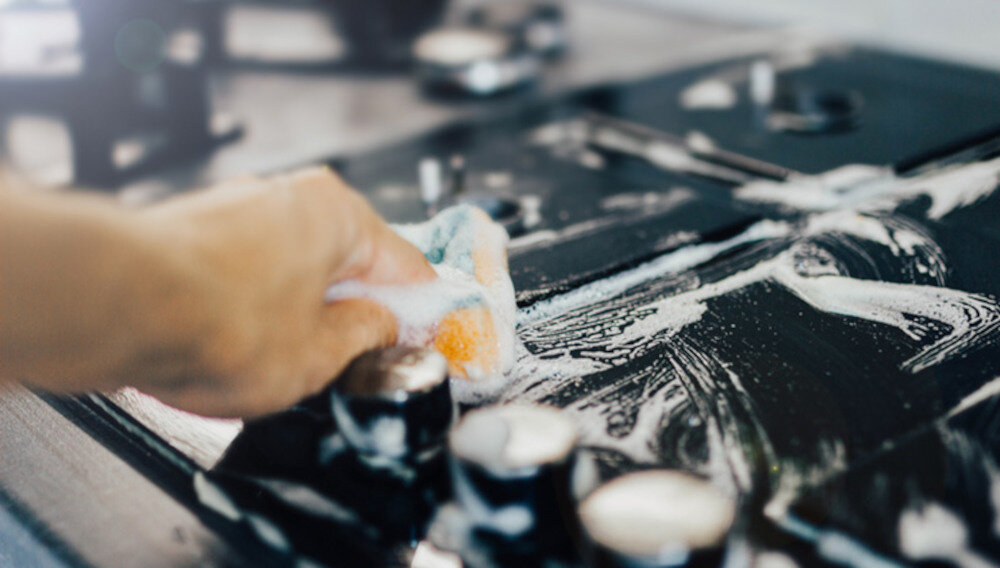 Plyta gazowa CANDY CVW6BB latwe czyszczenie