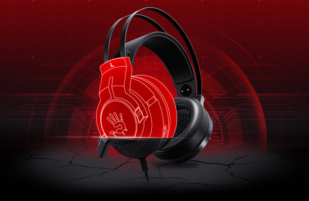 SŁUCHAWKI A4TECH Bloody G437 złącze sterowanie
