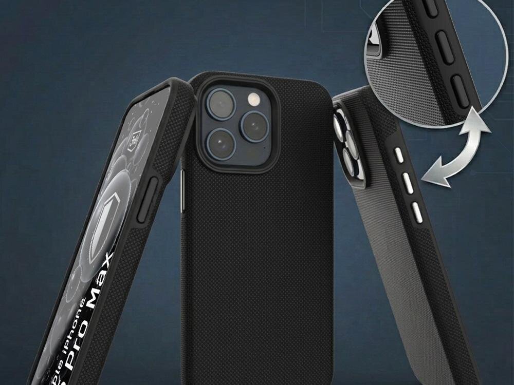 Etui 3MK Hardy Shockproof MagCase do Apple iPhone 15 Pro Max Czarny
