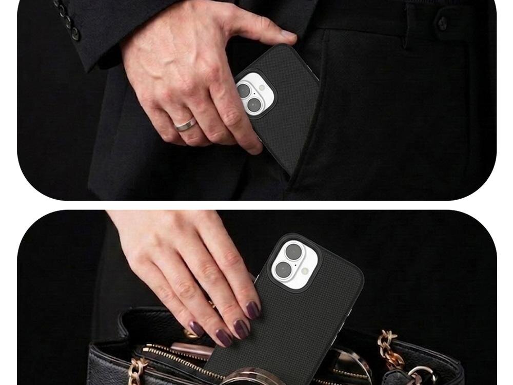 Etui 3MK Hardy Shockproof MagCase do Apple iPhone 16 Czarny