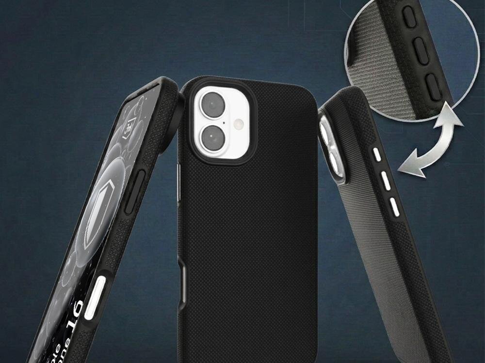 Etui 3MK Hardy Shockproof MagCase do Apple iPhone 16 Czarny