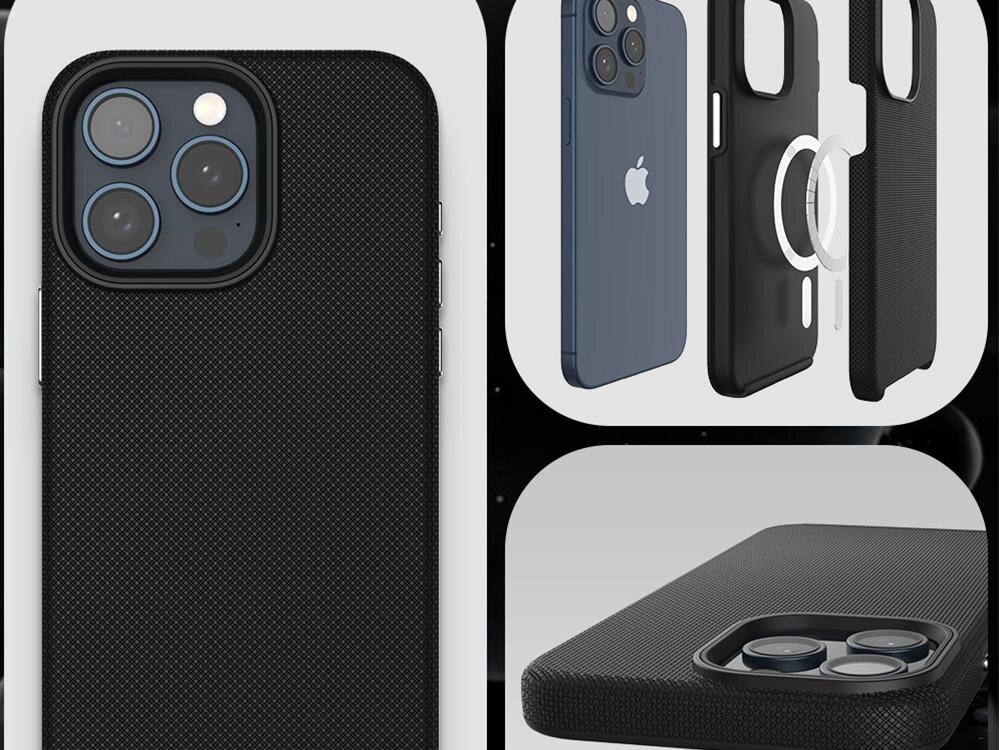 Etui 3MK Hardy Shockproof MagCase do Apple iPhone 15 Pro Czarny