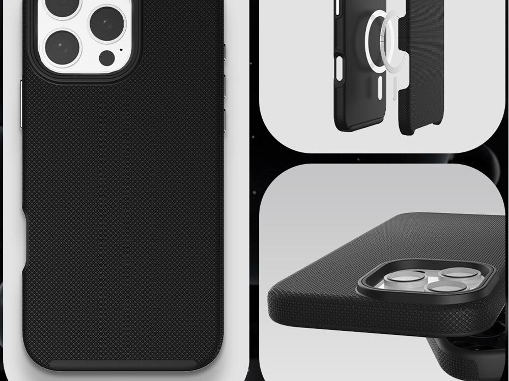 Etui 3MK Hardy Shockproof MagCase do Apple iPhone 16 Pro Max Czarny