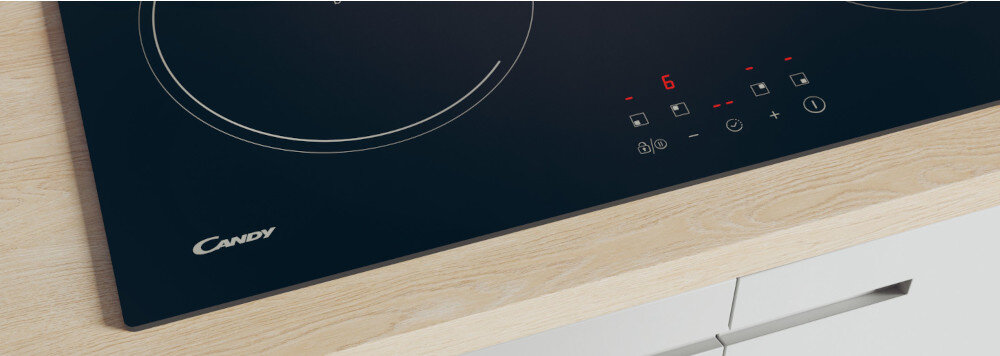 Płyta indukcyjna CANDY CI642CBB/1 dopasowanie pobor mocy