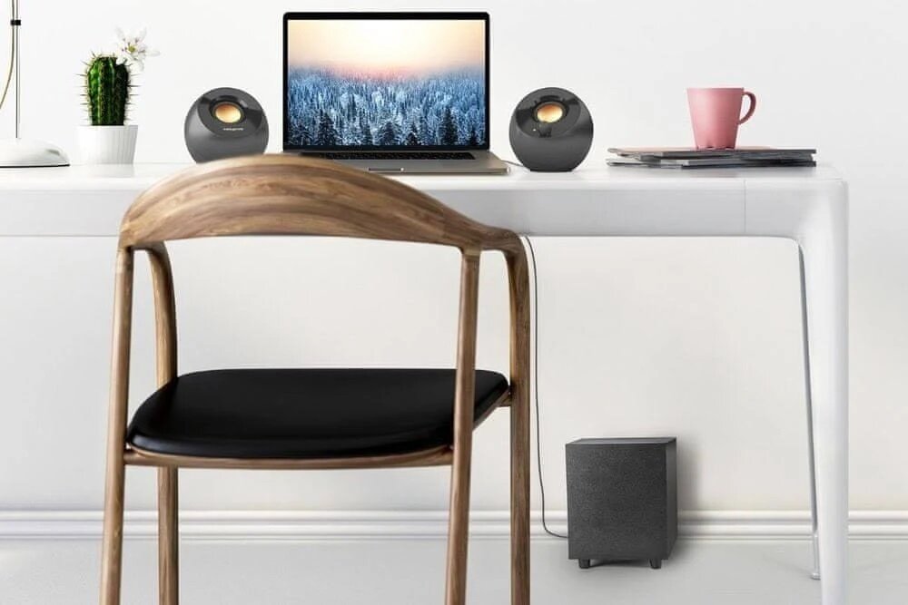 Głośniki CREATIVE Pebble Plus 2.1 nowoczesny design