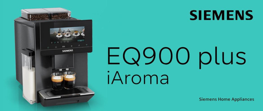 Ekspres SIEMENS  EQ.900 TQ927E05 iAroma iAroma (Cold Brew) sterowanie przez aplikacje HomeConnect zdjęcie lifestyle Stylowa funkcjonalność
