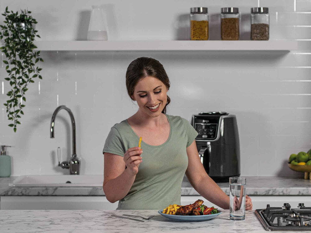 Frytkownica beztluszczowa NINJA AF100EU Air Fryer smak redukcja tluszczu