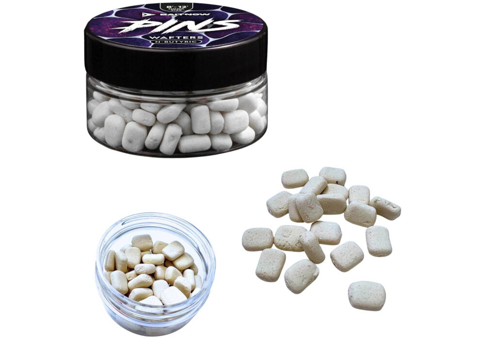 Przynęta Method Feeder BAITNOW Pins N-Butyric Wafters 8 - 12 mm (12 g)
