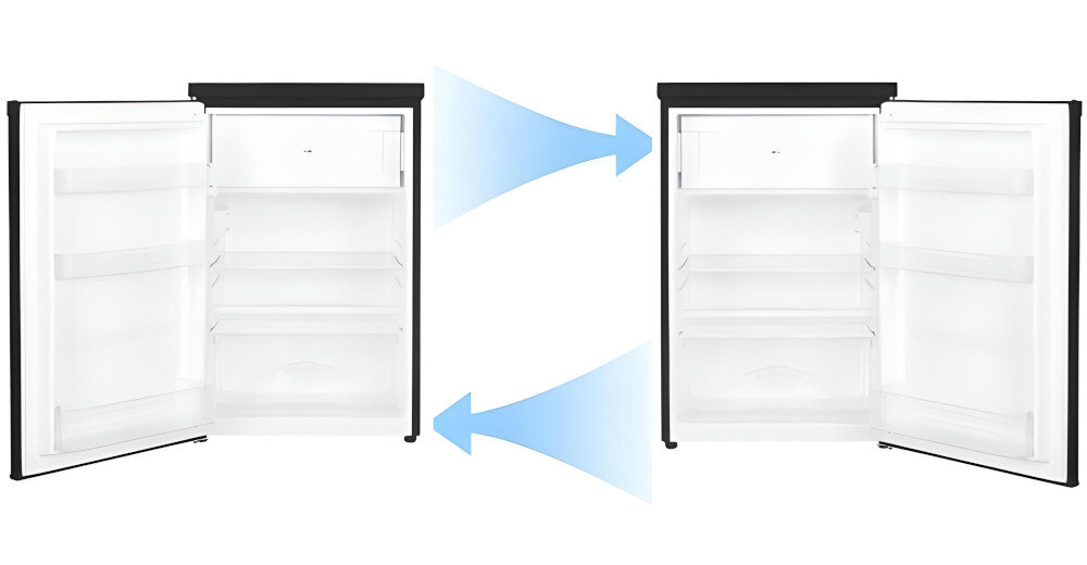 ZAMRAŻARKA SMITH&BROWN SFTTF-212-BE3 zmiana kierunku drzwi lewo prawo otwierania