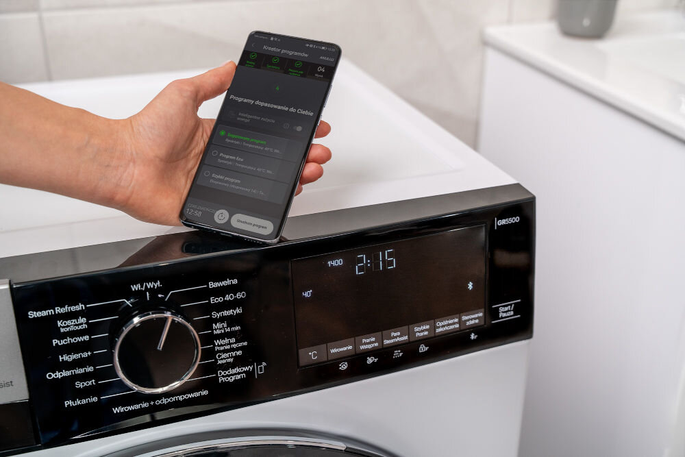 Pralka GRUNDIG GW5P57415WBPB 7kg 1400 obr aplikacja mobilna sterowanie