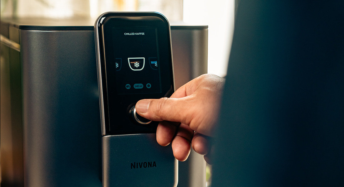 Ekspres NIVONA Nivo 8107 (Cold Brew) Prostota obsługi intuicyjne sterowanie pokrętło kolorowy wyświetlacz TFT