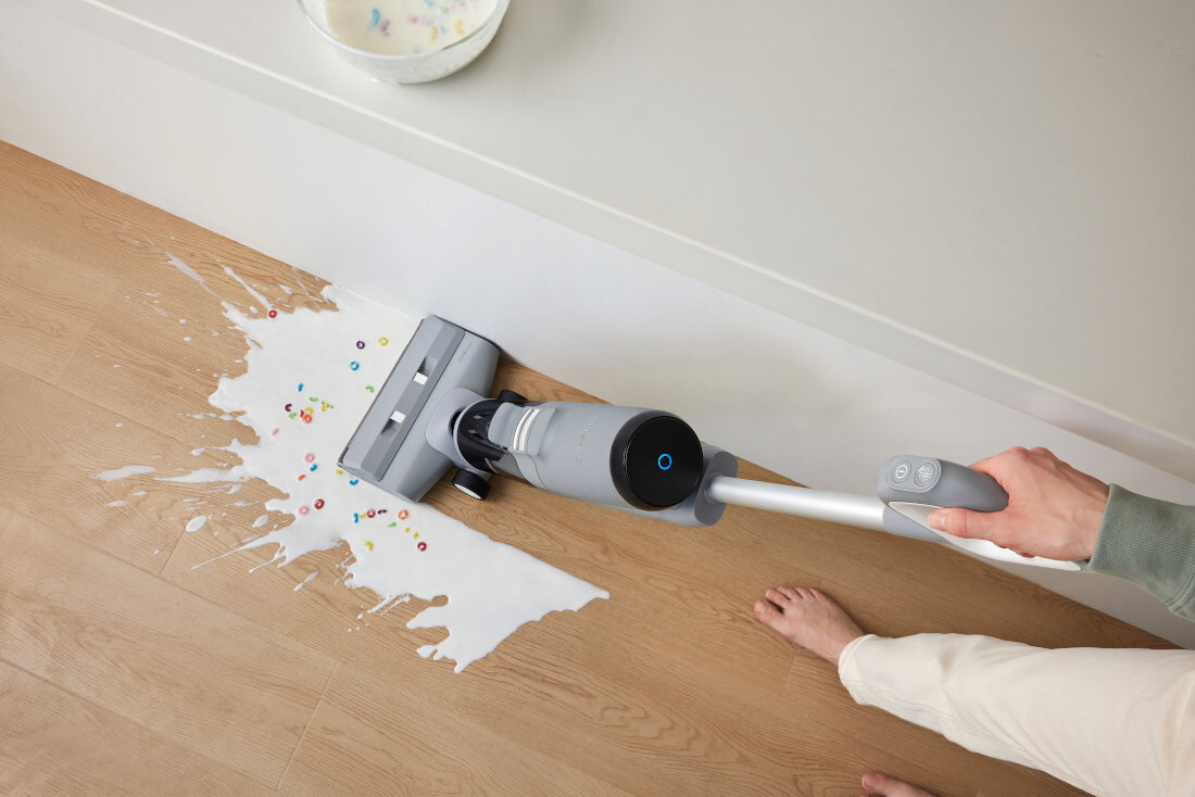 Odkurzacz TINECO iFloor 5 Breeze Odkurzanie i mycie  2w1 jednocześnie odkurzać i myć twarde podłogi usuwa kurz, zabrudzenia i plamy