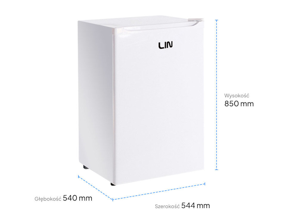 ZAMRAŻARKA LIN LI-BD-100 BIAŁA Przemyślany układ wnętrza Wymiary 85 cm x 54,4 cm x 54 cm pojemność 100 litrów 3 pojemne szuflady Regulowane nóżki stabilność instalacja