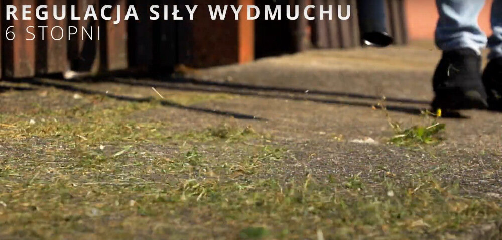 Dmuchawa akumulatorowa GREENSO UAO010 regulacja sily wydmuchu od 65 do 195 km/h