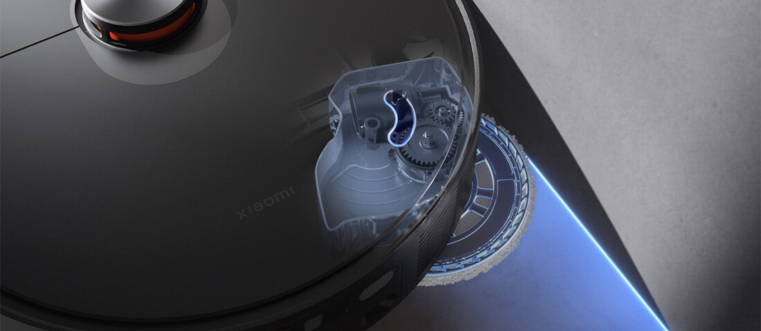 Robot sprzątający XIAOMI Robot Vacuum X20 Max Skuteczne czyszczenie Moc ssania kurz włosy zabrudzenia szczeliny dywany wysuwane ramię mopa ściany nogi ruchy imitacja