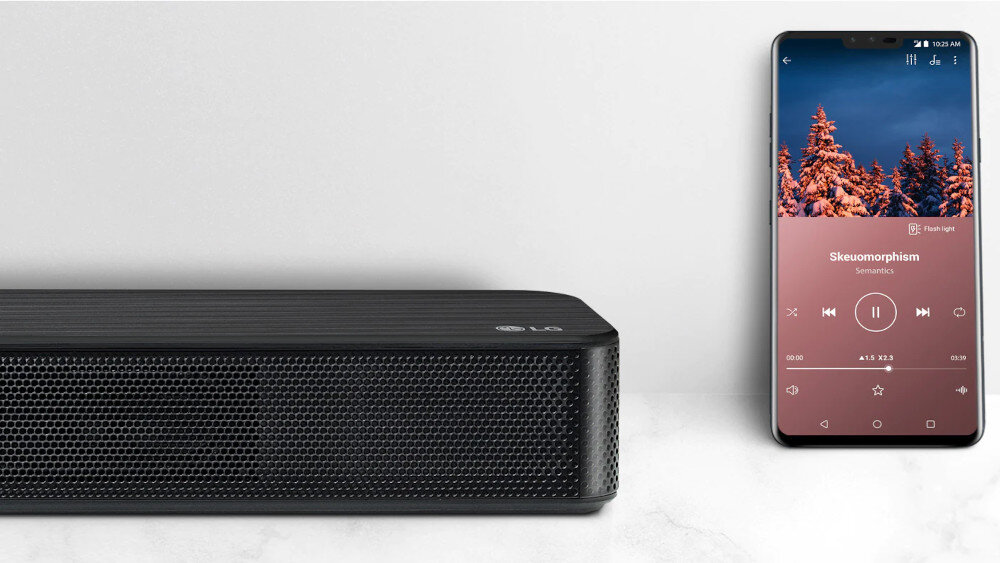 Soundbar LG SN4R  - streaming audio