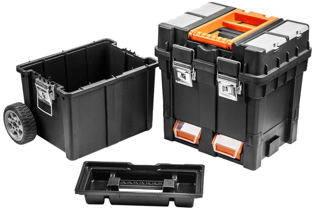 NEO 84-115 trzy moduły: skrzynka, ergoboxy, pojemna skrzynia narzędziowa