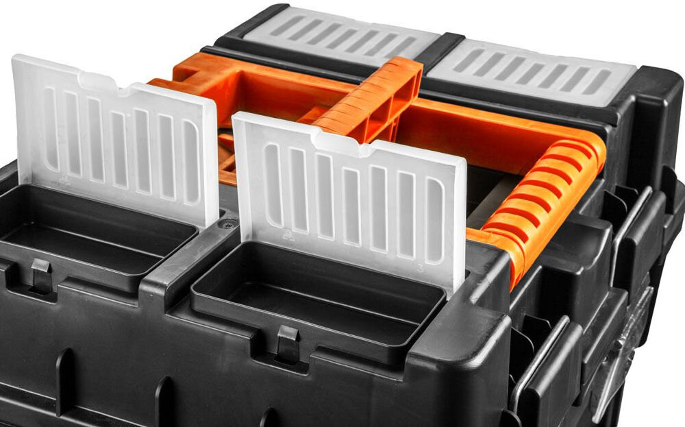 NEO 84-115 cztery organizery i tacka wewnętrzna do drobnych elementów