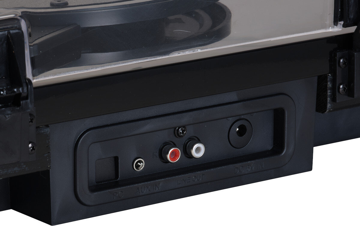 Gramofon DENVER VPL-230 Czarny parametry prędkość obrotowa głośnik