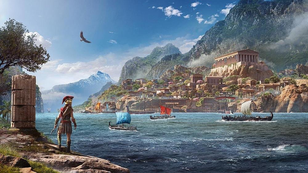 GRA ASSASSINS CREED ODYSSEY świat mapa eksploracja lokacje