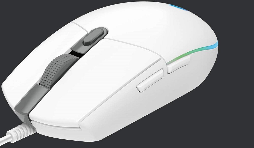 Mysz LOGITECH G203 Biały - jakosc 