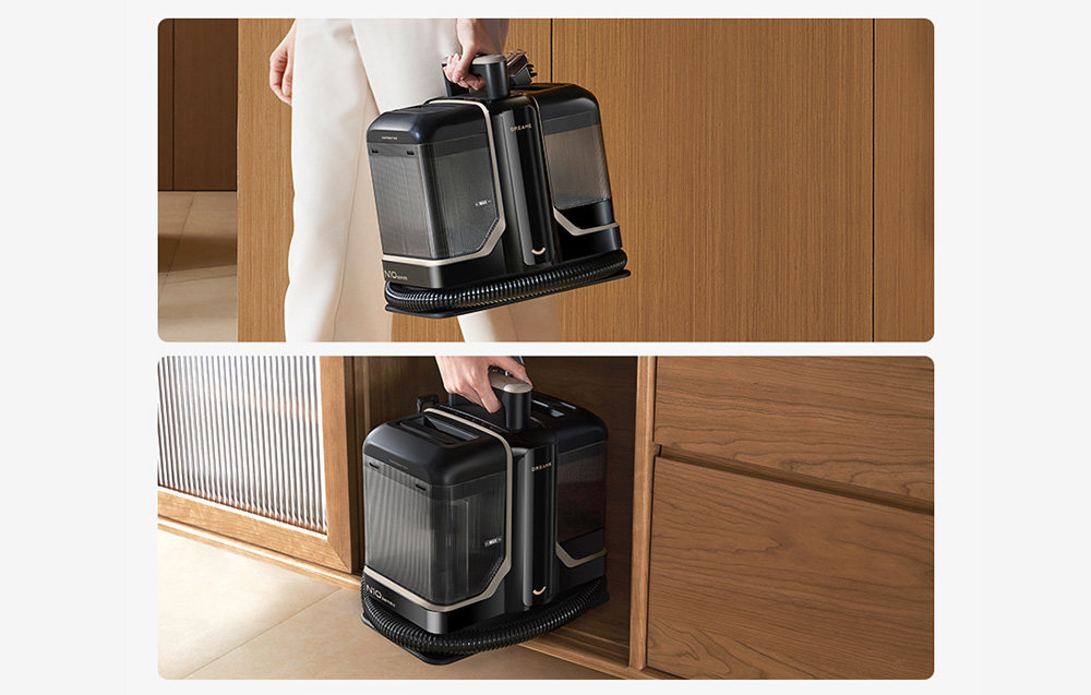 Odkurzacz DREAME N10 łatwość użytkowania waga łatwy do przenoszenia Ergonomiczny uchwyt kabel wąż komfort wygoda sprzątanie kompaktowe wymiary bezproblemowe przechowywanie