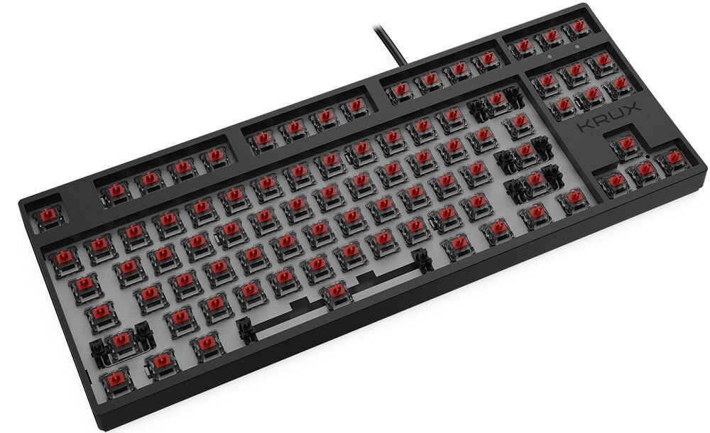 Klawiatura KRUX Atax RGB Outemu - przełącznik Outemu Red krótki czas reakcji