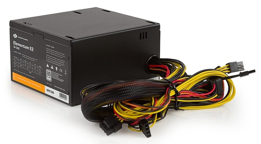 Zasilacz SILENTIUM PC Elementum E2 SI 350W bezpieczny