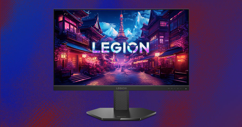 Monitor LENOVO Legion 24-10 23.8 cala 1920x1080px IPS 240Hz 0.5 [MPRT]  
					prezentacja monitora na fioletowym tle z gradientem na ekranie napis legion z oświetloną wioską w tle góry
					rozmiar przekątna FHD zaprojektowany z myślą o wymaganiach e-sportu szczegółowy obraz ułatwia koncentrację na strategii