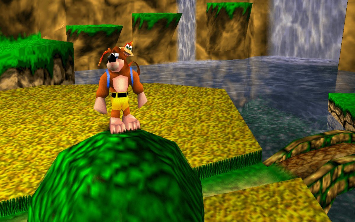 Ujęcie z gry Banjo-Tooie.