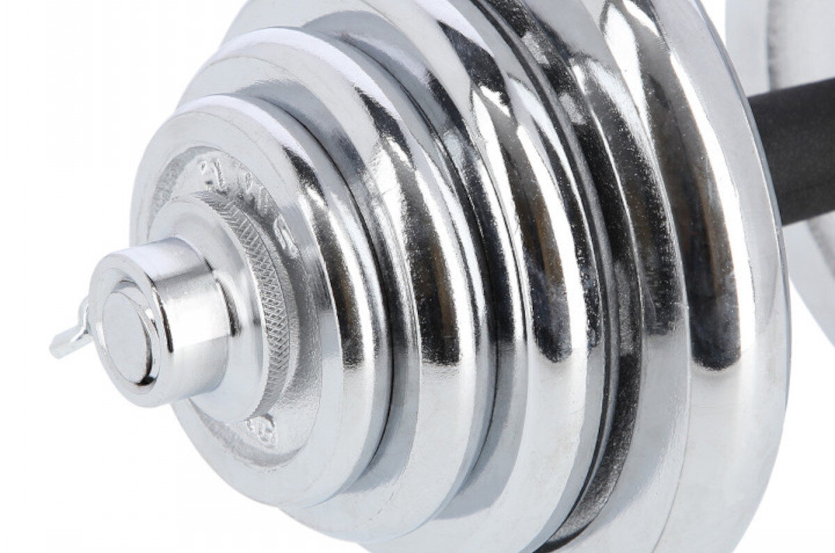 Zestaw hantli HMS STC50 profilowane talerze