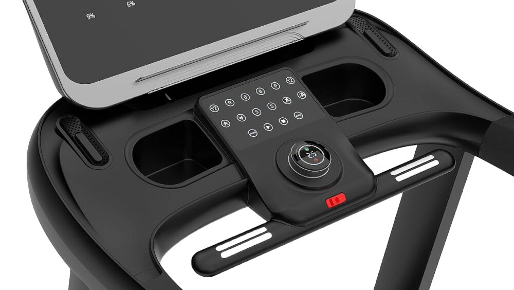 Bieżnia elektryczna HERTZ FITNESS Run Master 7.0 2206W 22km-h 24 wbudowanych programow treningowych 3 programy wlasne dwie polki na bidony