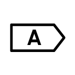 Pralka Samsung WW90T504DAWCS6 posiada najwyższą klasę  efektywności energetycznej