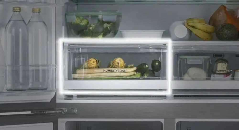 LODÓWKA HAIER HCW7819EHMP szuflada wilgotność