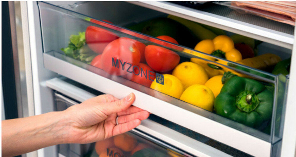 LODÓWKA HAIER HCW7819EHMP szuflada temperatura ustawienia mięso warzywa owoce sery