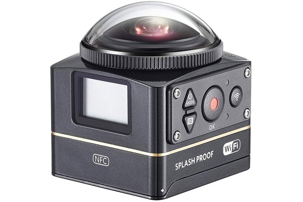 Kamera sportowa KODAK Pixpro SP360 4K Aqua Sport Pack panorama rozdzielczość filmy zdjęcia łączność aplikacja akumulator ładowanie 