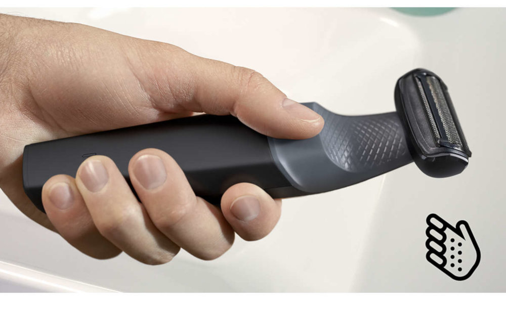 Trymer PHILIPS MBodygroom series 3000 Golarka do ciała do stosowania pod prysznicem TRYMER