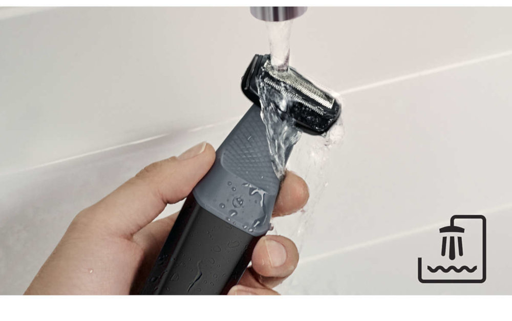 Trymer Bodygroom series 3000 Golarka do ciała do stosowania pod prysznicem WODOODPORNOŚĆ